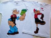 Blusa Popeye e Olívia Palito